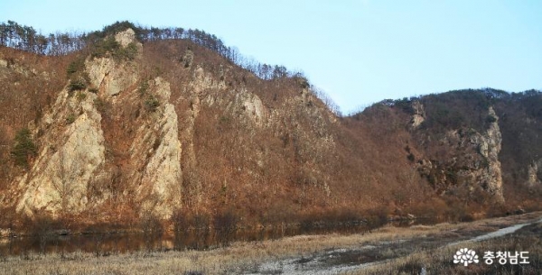 충남 금산의 적벽강