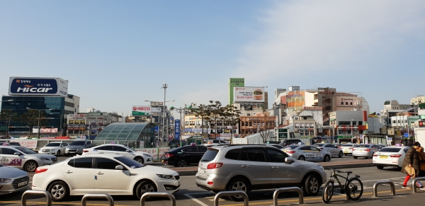 대전역 택시 대기줄