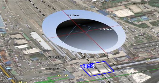 대전 선상야구장 조감도