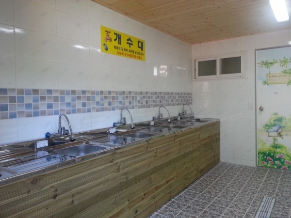 캠핑족을 위한 식수대