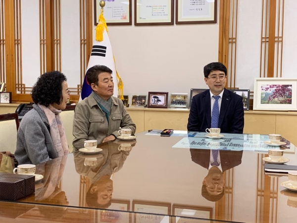 서산시 축제위원회와 맹정호 서산시장님의 만남