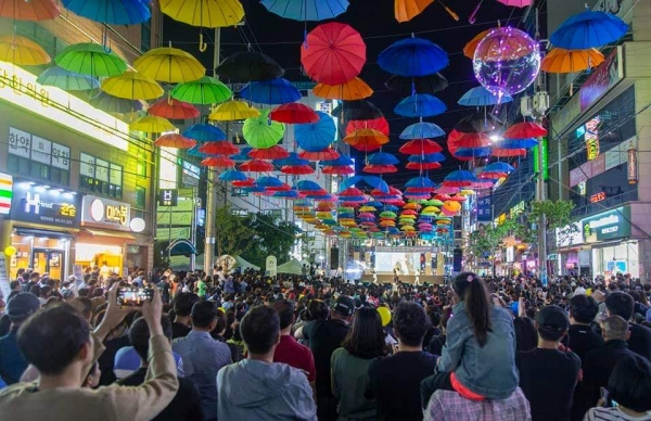 2019년 대코 맥주페스티벌 행사장에 수많은 관광객이 운집했다.