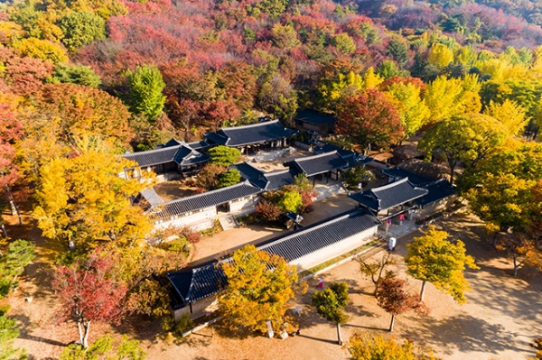 위 사진: [한국민속촌] 가을 전경