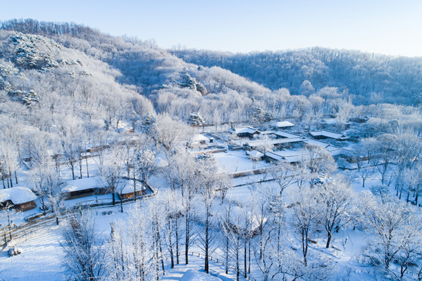 위 사진: [한국민속촌] 겨울풍경
