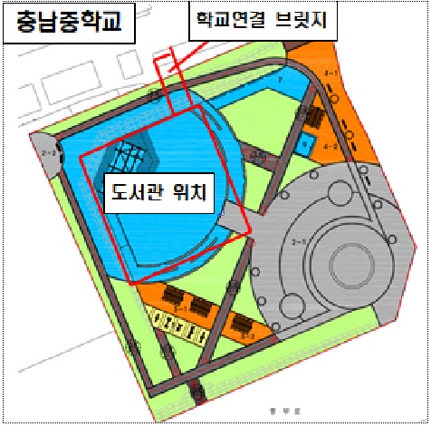 사진 설명: 어린이‧청소년 도서관 설립 예정 위치