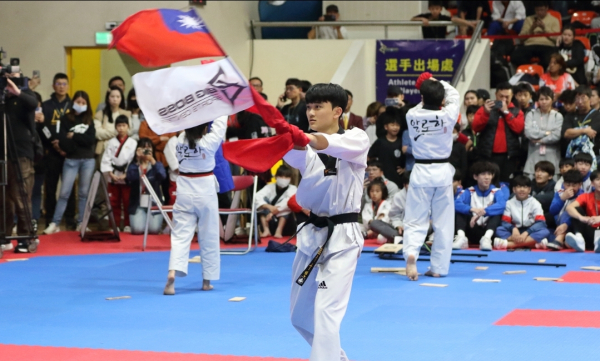 열띤공연 중인 태권아트코리아연합 선수단 / 사진제공=태권아트코이아연합회