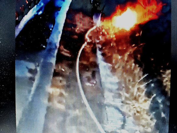구정(舊正)경 세종공동캠퍼스에서 발생한 화재 사진(풀섭에 설치돼 있음이 확실하게 나타난다)